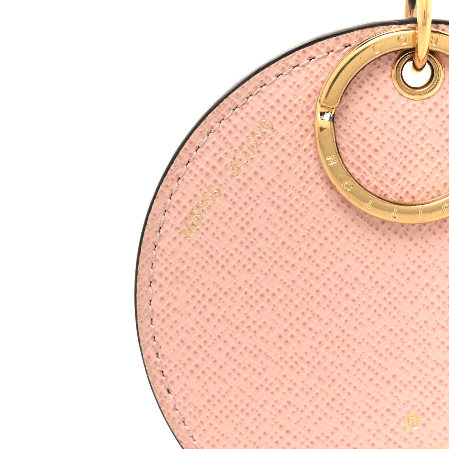 Monogram 2020 Christmas Animation Big Wheel Bag Charm Key Ring Rose Ballerine