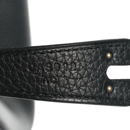 Hermes Taurillon Clemence Lindy 30 Black 7 of 9