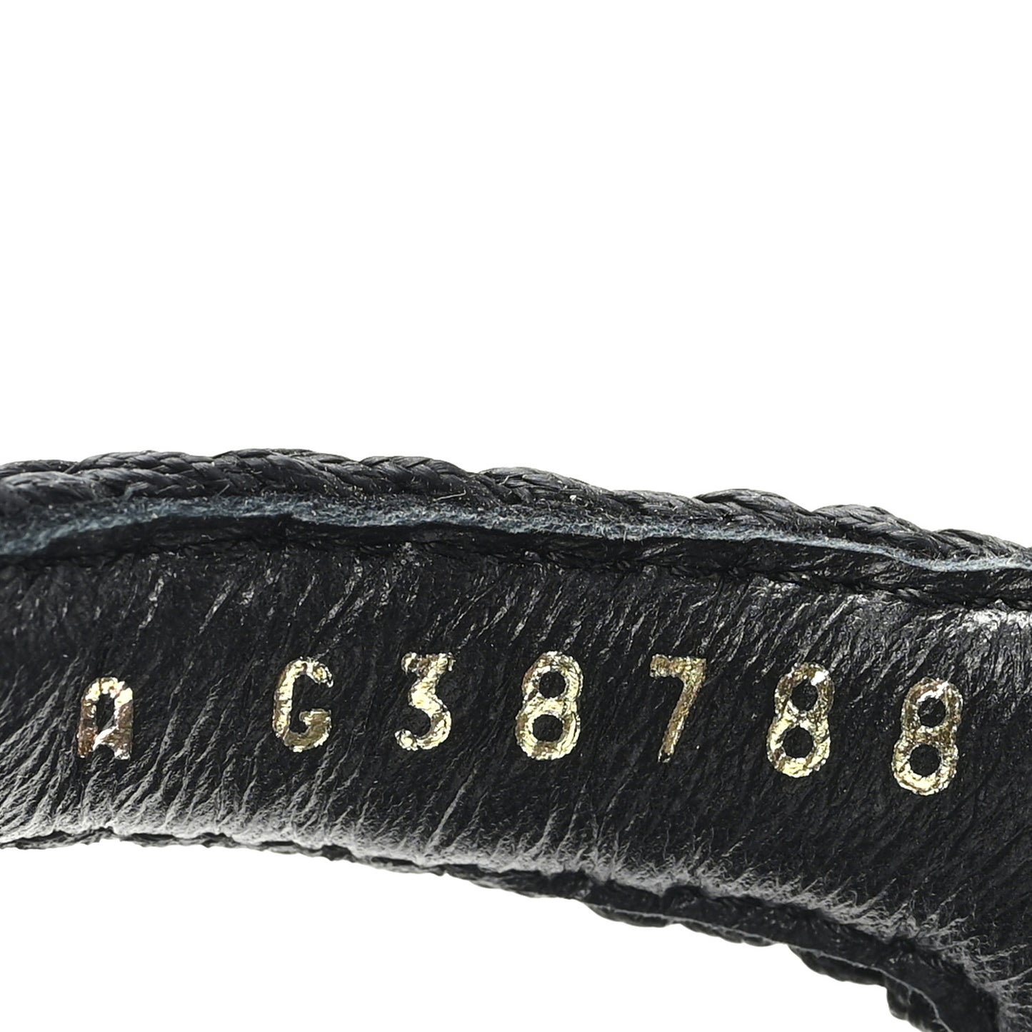 Lambskin Embroidered CC Thong Sandals 39.5 Black