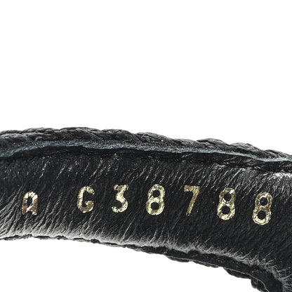 Chanel Lambskin Embroidered CC Thong Sandals 39.5 Black 9 of 10