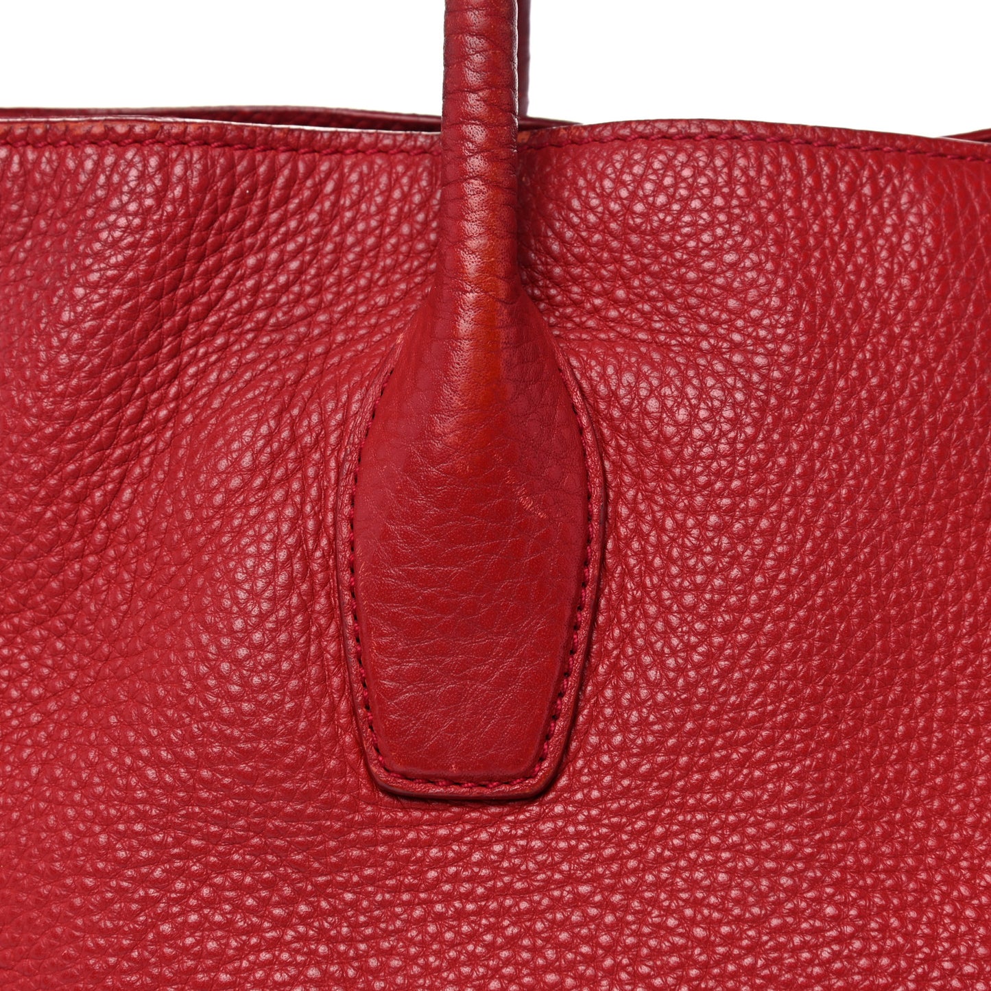 Vitello Daino Tote Rosso