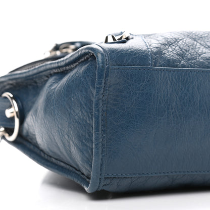 Balenciaga Agneau Classic Silver Hardware S City Bleu Profond 9 of 11