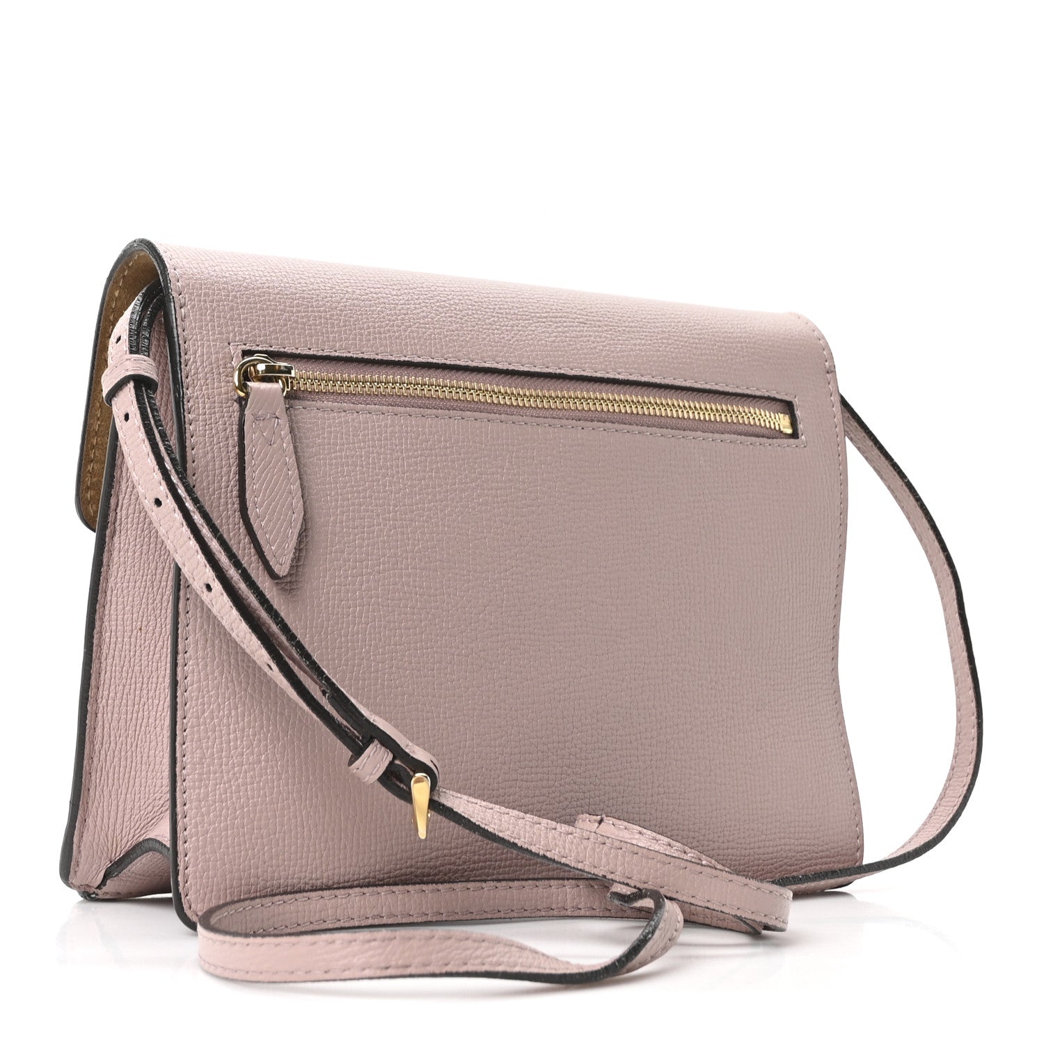 Burberry Derby Calfskin House Check Small Macken Crossbody Bag Pale Orchid 3 of 10