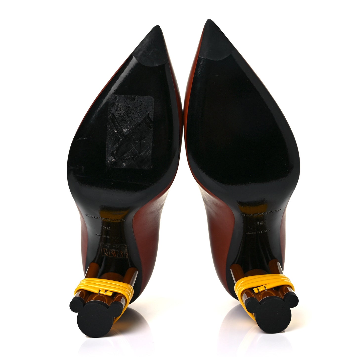 Calfskin Bistrot Pumps 38 Marron Fauve