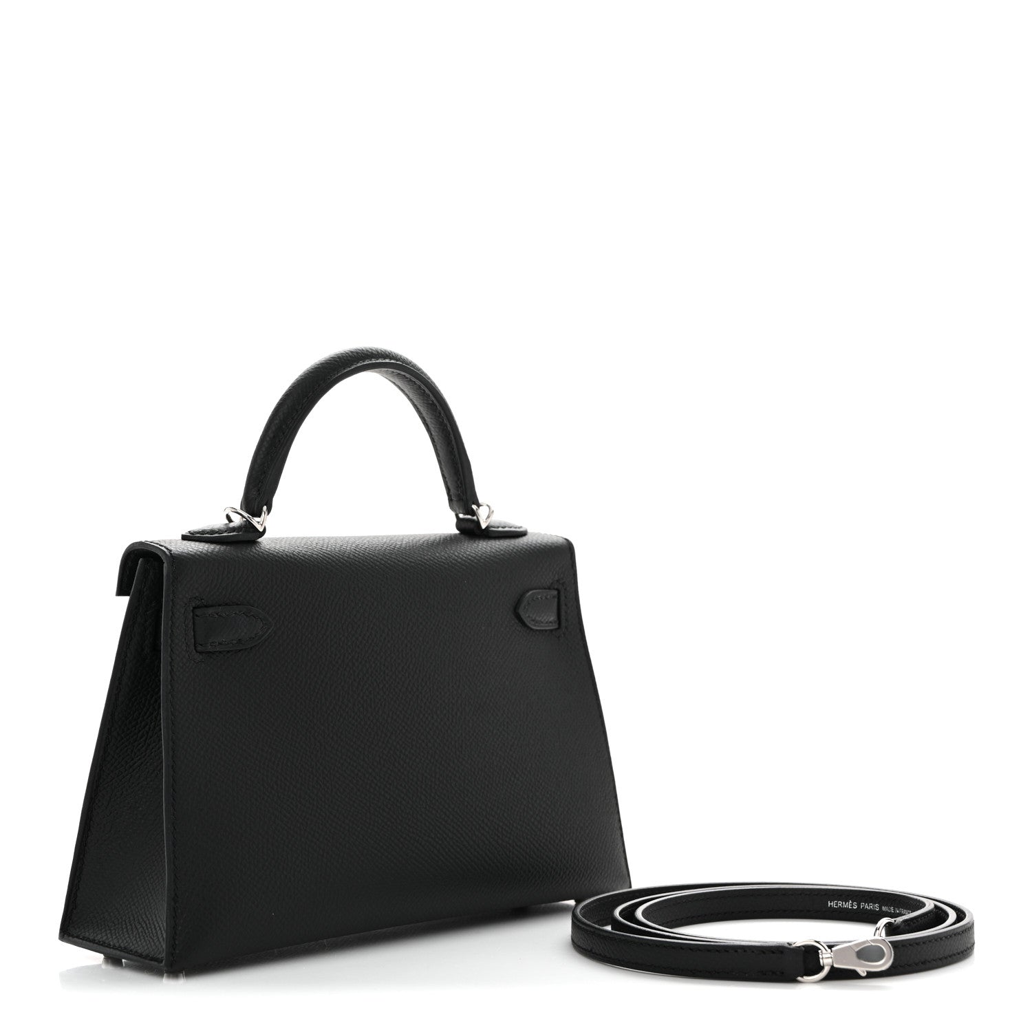 Hermes Epsom Mini Kelly Sellier 20 Black 3 of 11