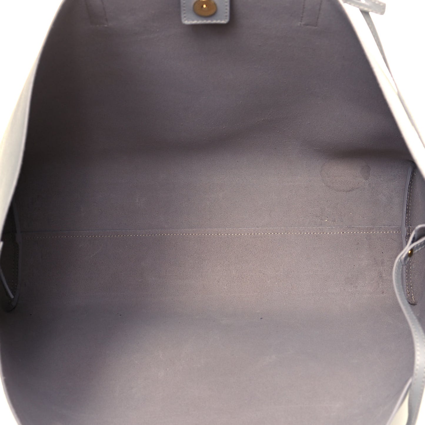 Calfskin Large Shopping Tote Blanc Vintage