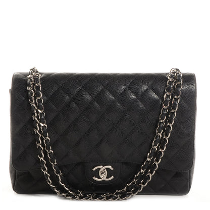 Chanel Caviar Quilted Maxi Double Flap Black 1 of 9