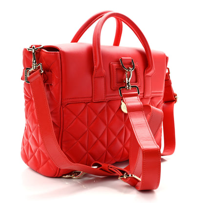 Mulberry Nappa Quilted Medium Cara Delevingne Convertible Bag Red 3 of 8