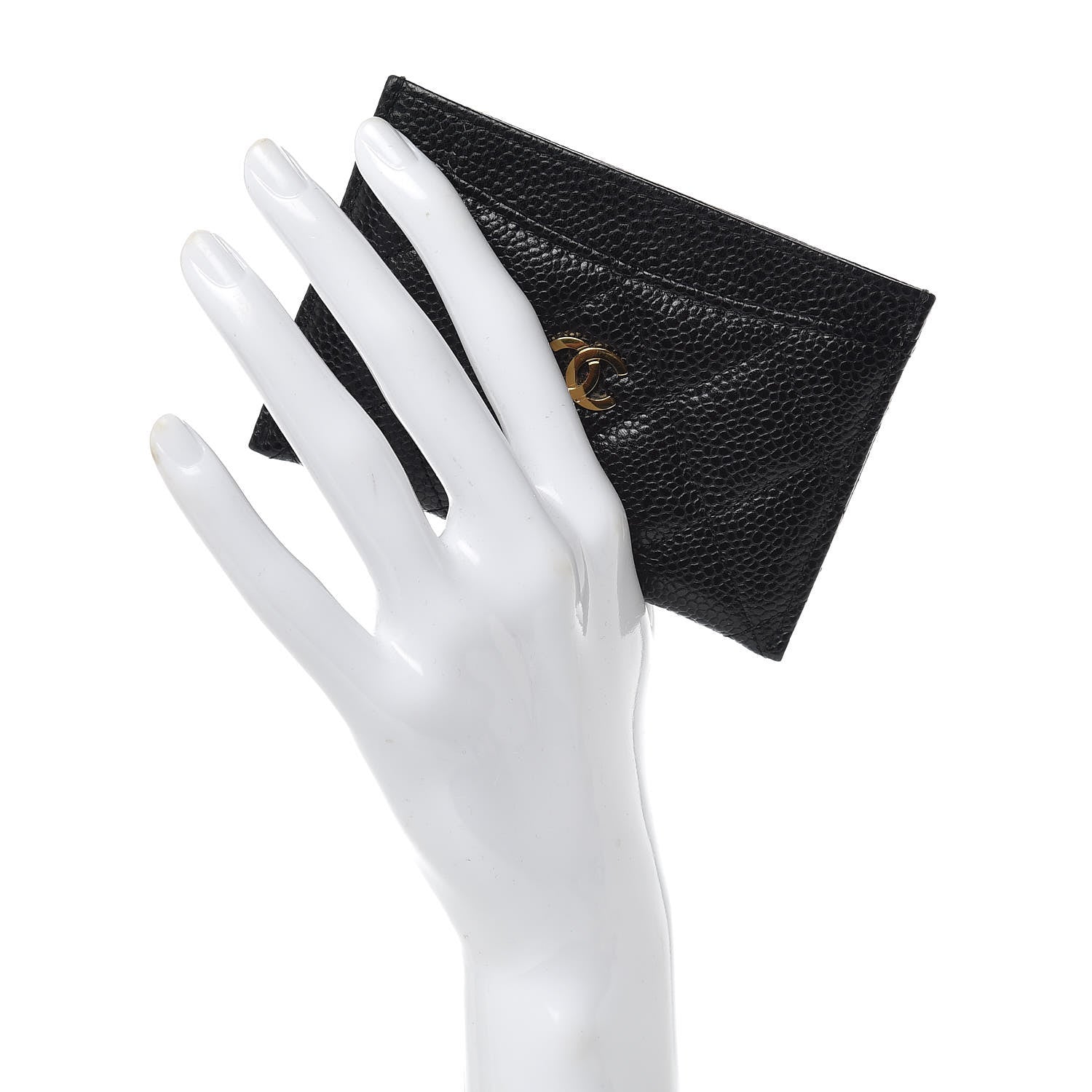 Chanel Caviar Quilted Card Holder Black 2 of 10