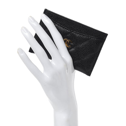 Chanel Caviar Quilted Card Holder Black 2 of 10