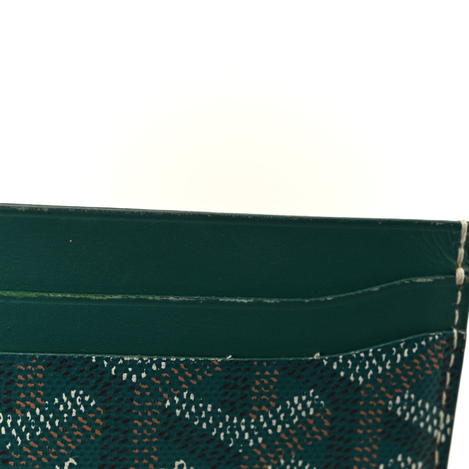 Goyard Goyardine Saint Sulpice Card Holder Green 9 of 11
