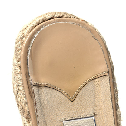 Jimmy Choo Patent Wedge Sandals 40 Nude 11 of 11