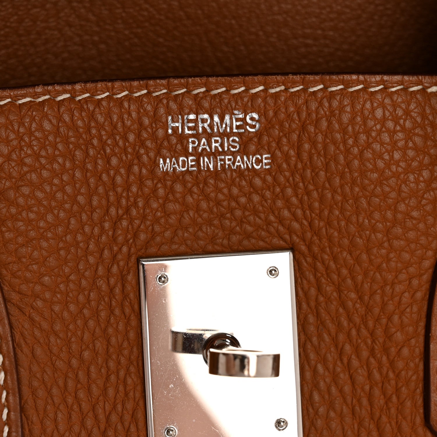 Hermes Taurillon Clemence Birkin 35 Gold 6 of 15