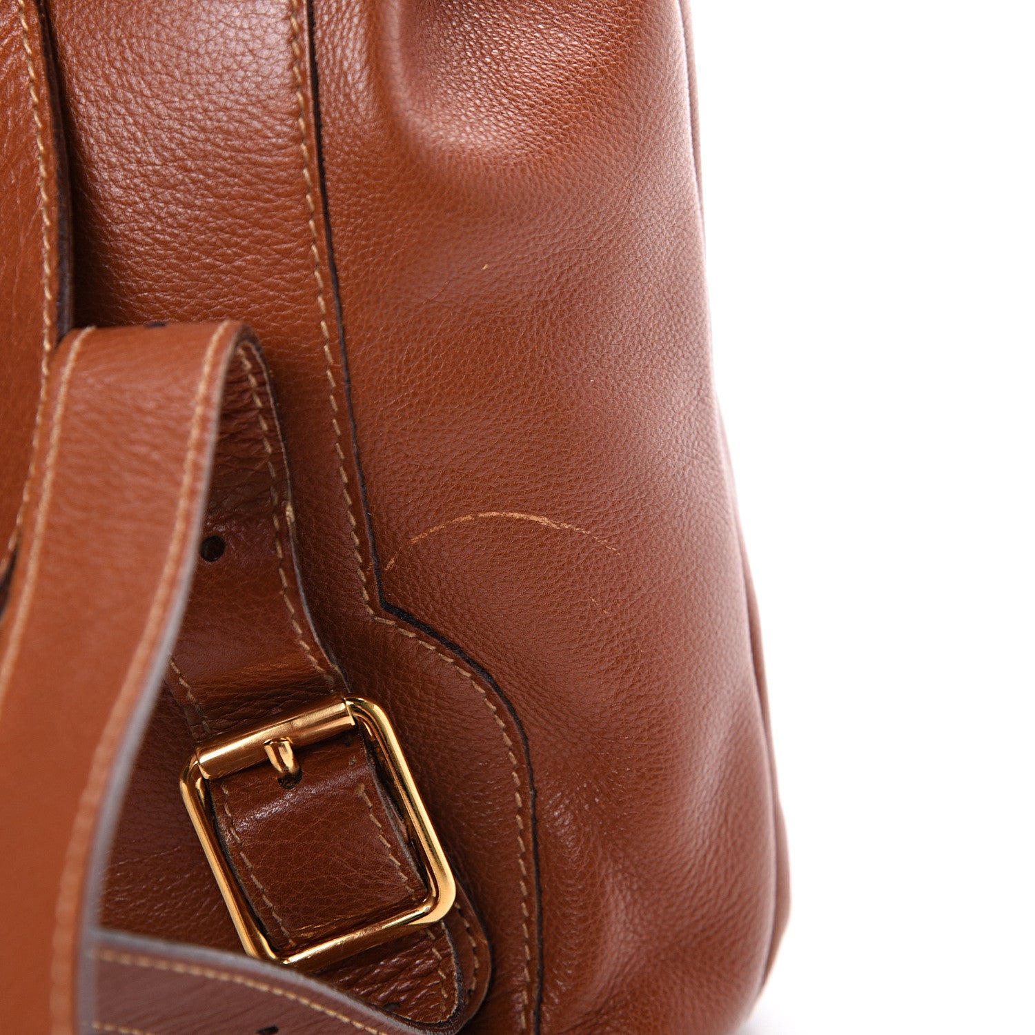 Gucci Calfskin Bamboo Backpack Brown 17 of 18