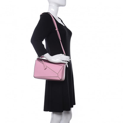Loewe Calfskin Small Puzzle Bag Soft Pink 2 of 10