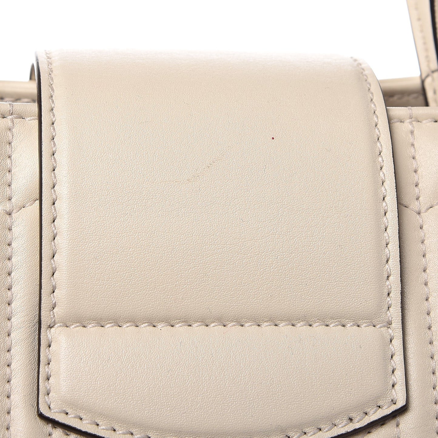 Cafskin Web Quilted Large Dionysus Tote Bag White