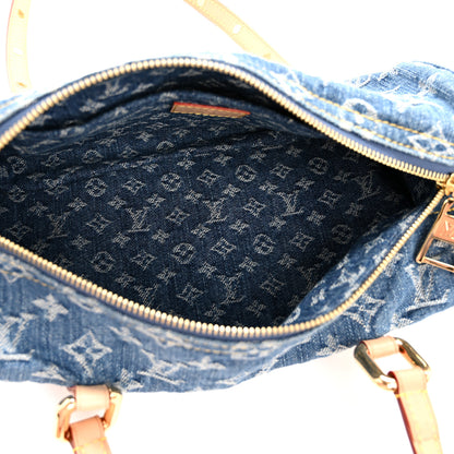 Louis Vuitton Monogram Denim Papillon Denim Blue 6 of 12
