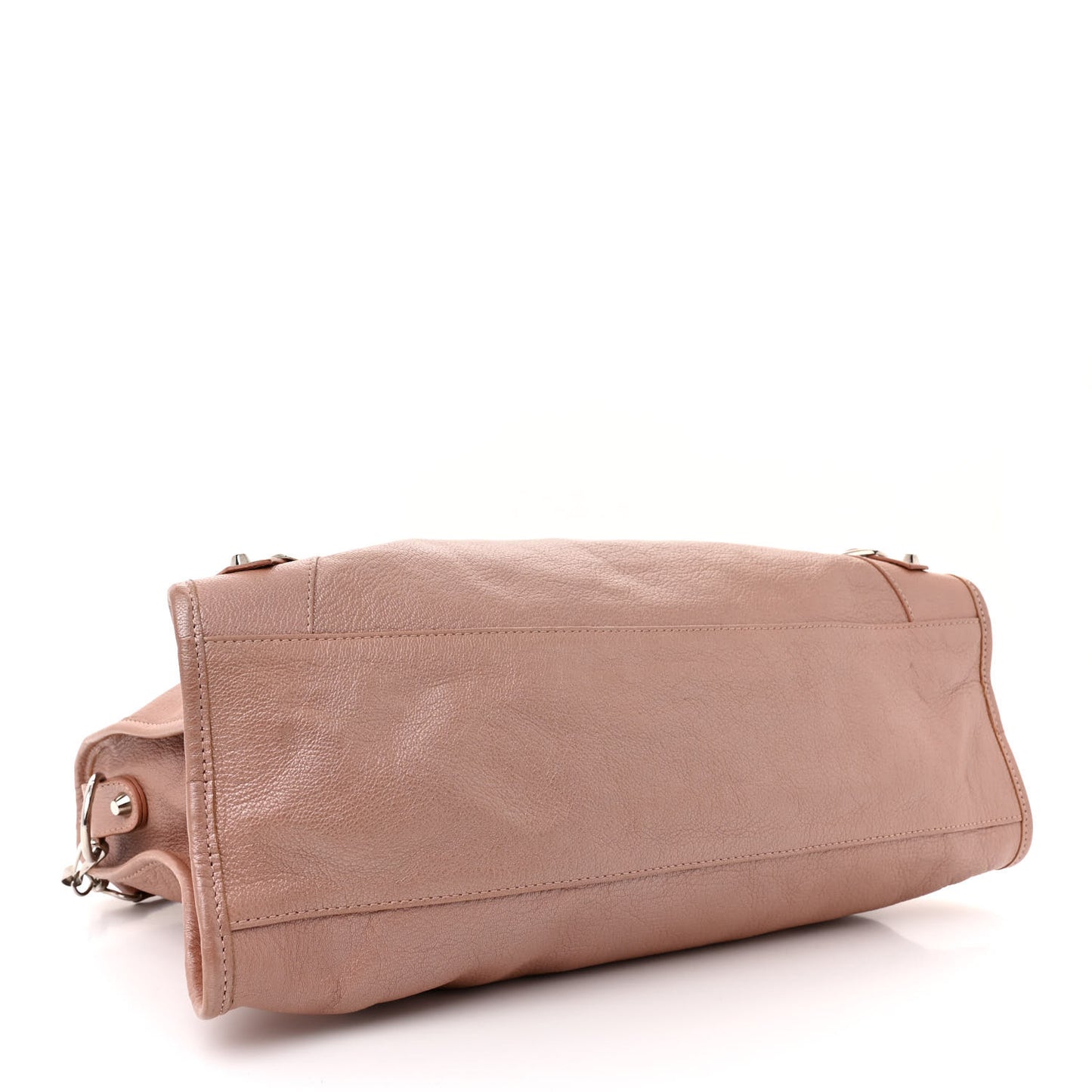 Pearlescent Goatskin Classic Palladium Hardware City Rose Rose Light