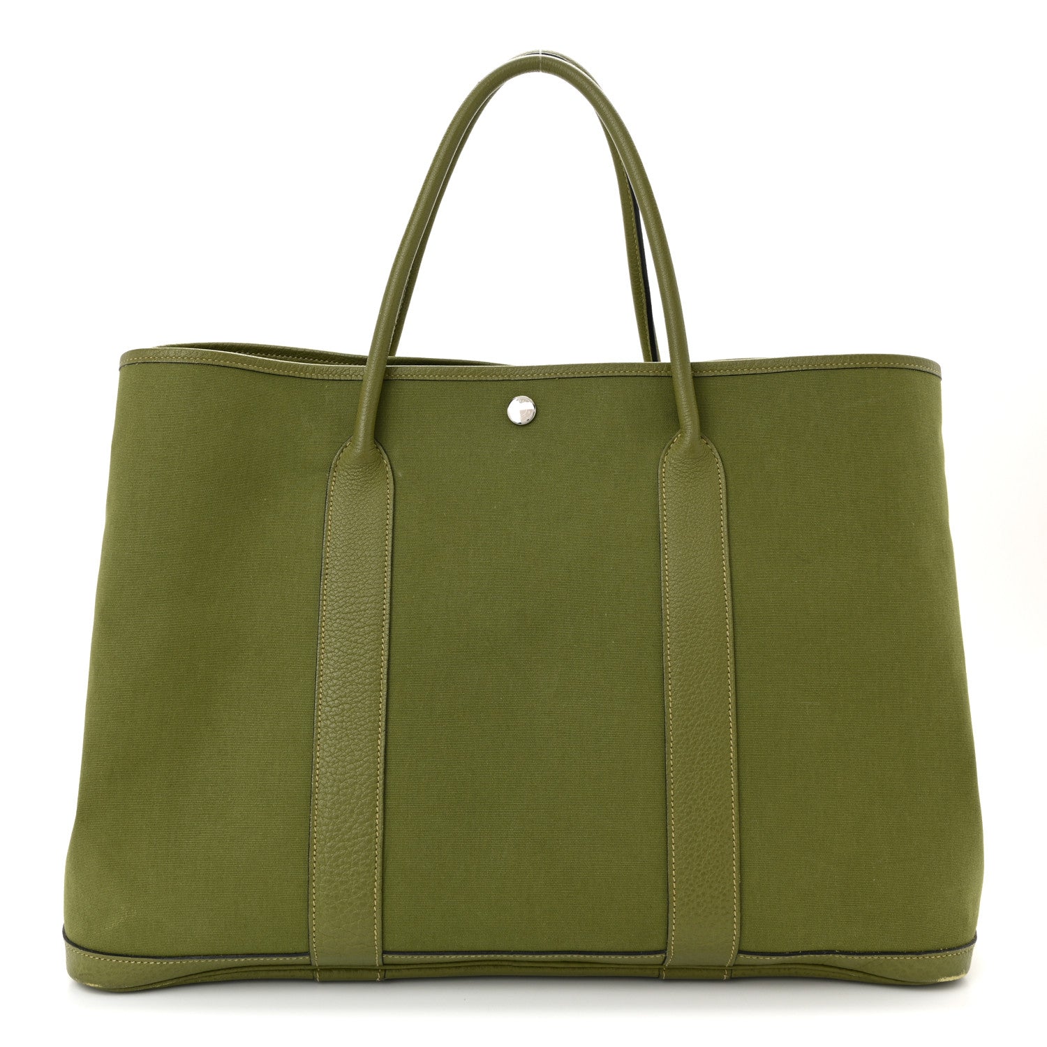 Hermes Toile Buffle Skipper Garden Party TGM Vert Anis 1 of 11
