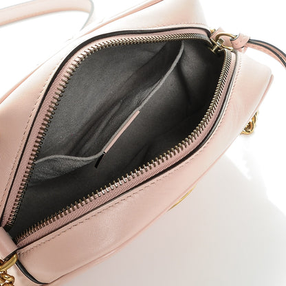 Gucci Calfskin Matelasse Mini GG Marmont Chain Shoulder Bag Perfect Pink 5 of 7