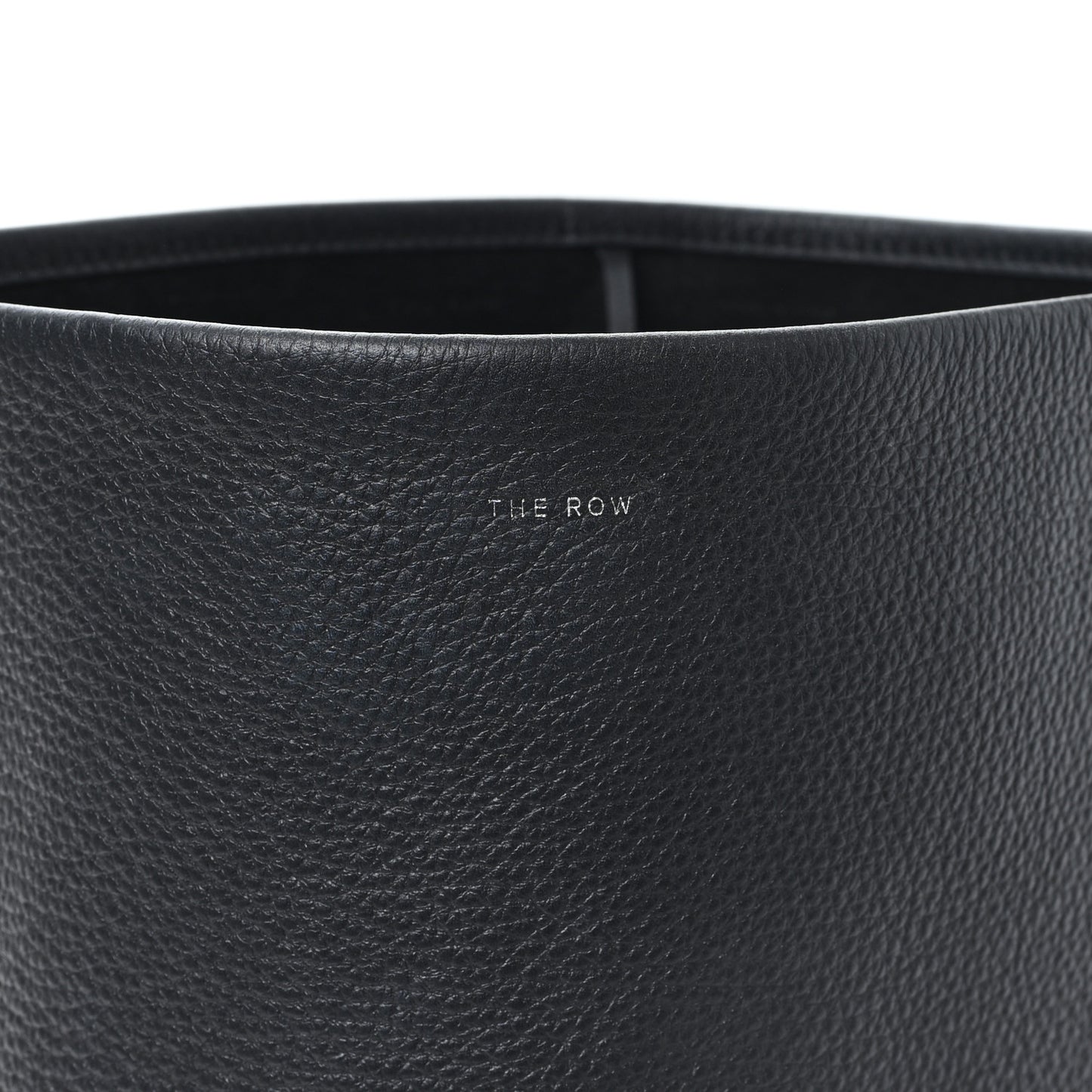 Grained Calfskin Medium N/S Park Tote Black