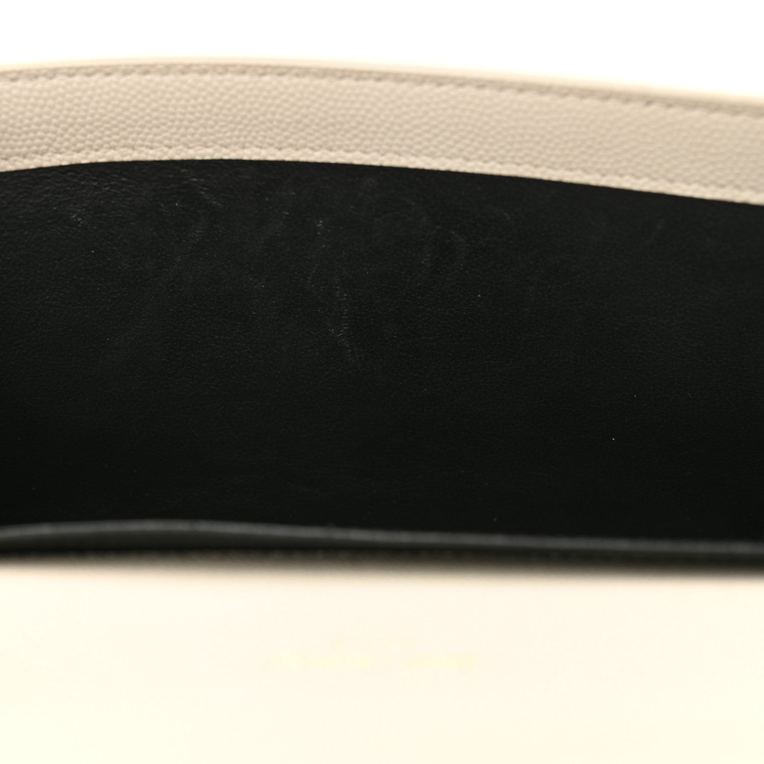 Saint Laurent Grain De Poudre Monogram Uptown Chain Wallet Crema Soft 12 of 16