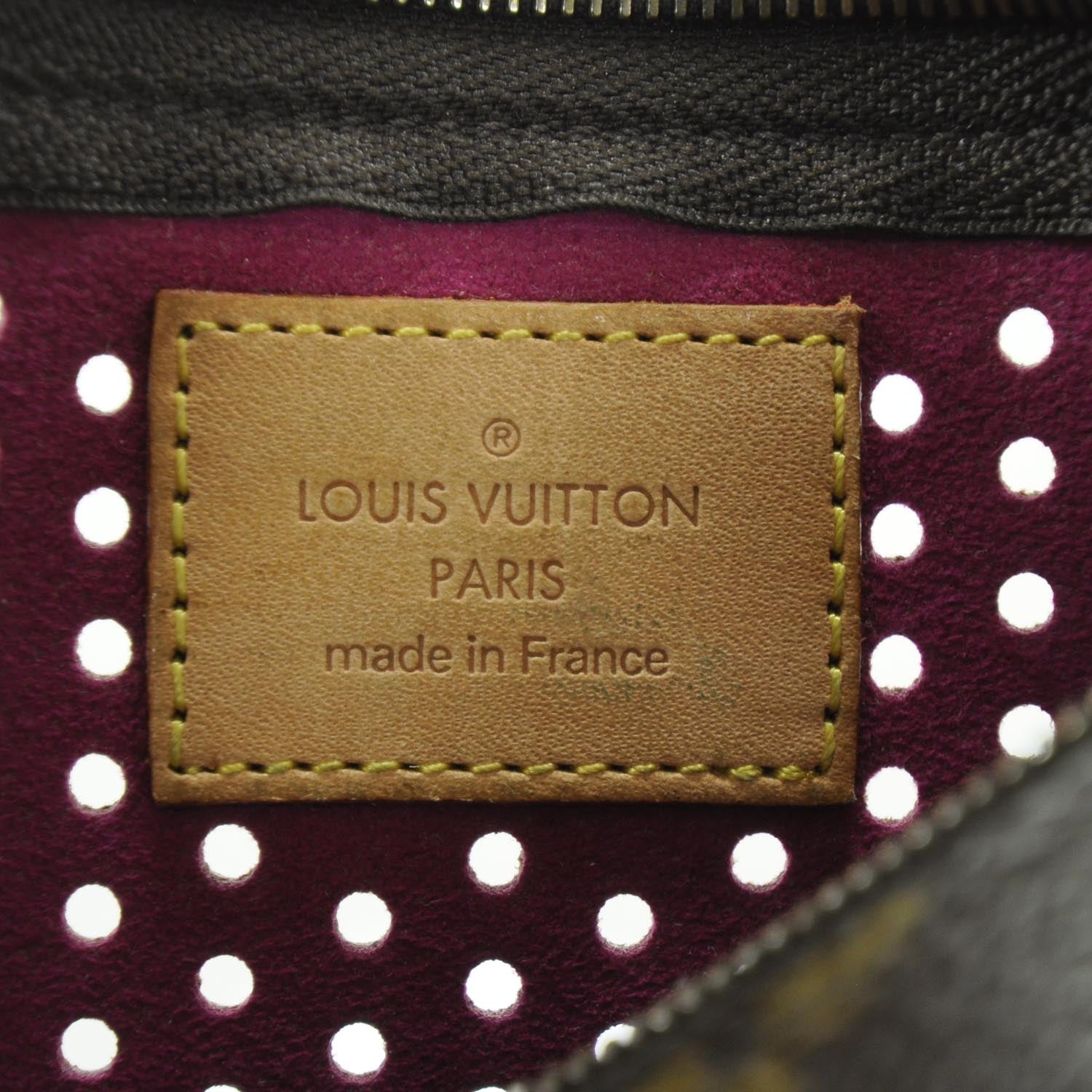 Louis Vuitton Monogram Perforated Pochette Plat Fuchsia 7 of 8