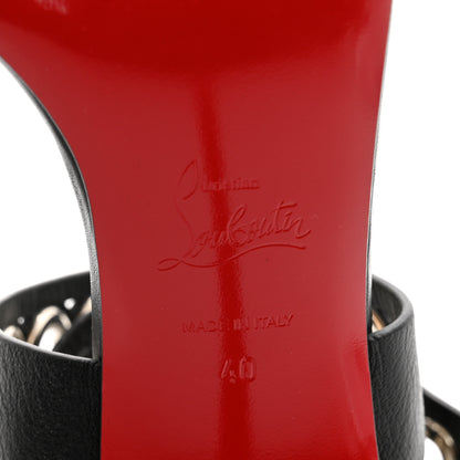 Christian Louboutin Sandaclou 100 Sandals 40 Black 6 of 8