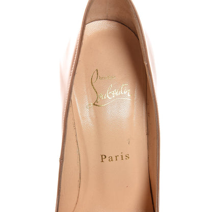 Christian Louboutin Patent Pigalle 120 Pumps 38 Nude 9 of 16