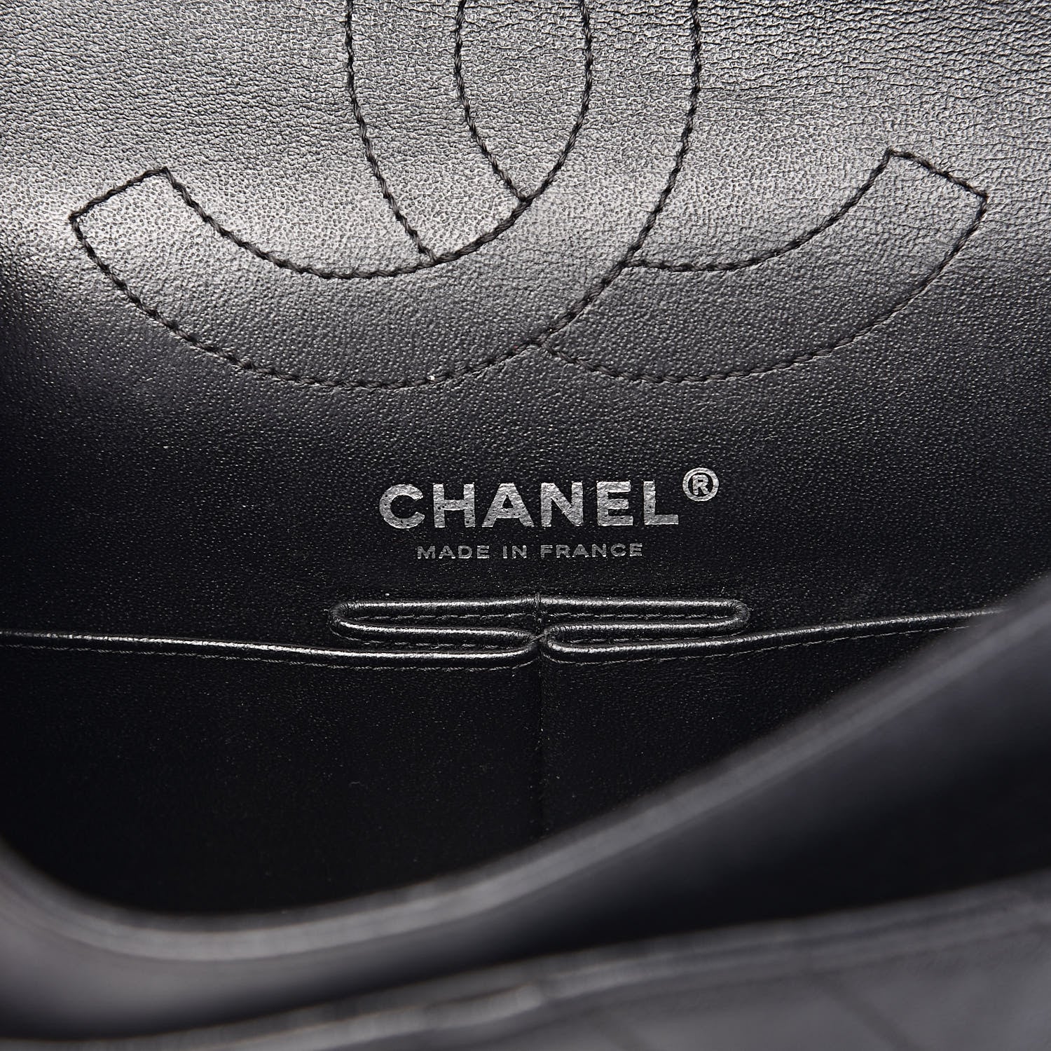 Chanel Sheepskin Chevron Quilted 2.55 Reissue 225 Double Flap So Black 6 of 18