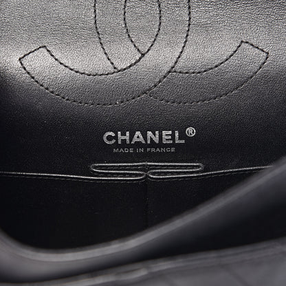 Chanel Sheepskin Chevron Quilted 2.55 Reissue 225 Double Flap So Black 6 of 18