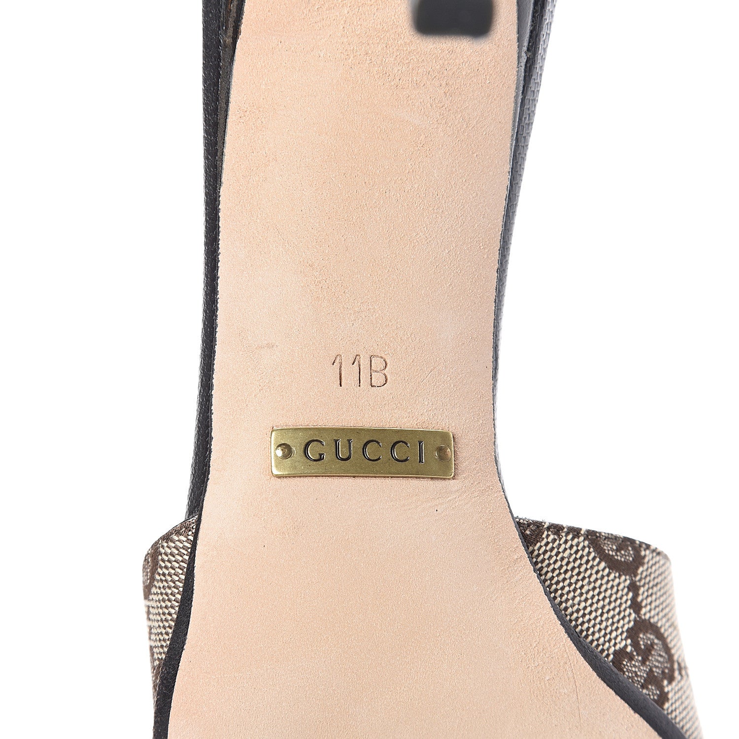 Gucci Monogram GG Mules 11 Brown 6 of 7