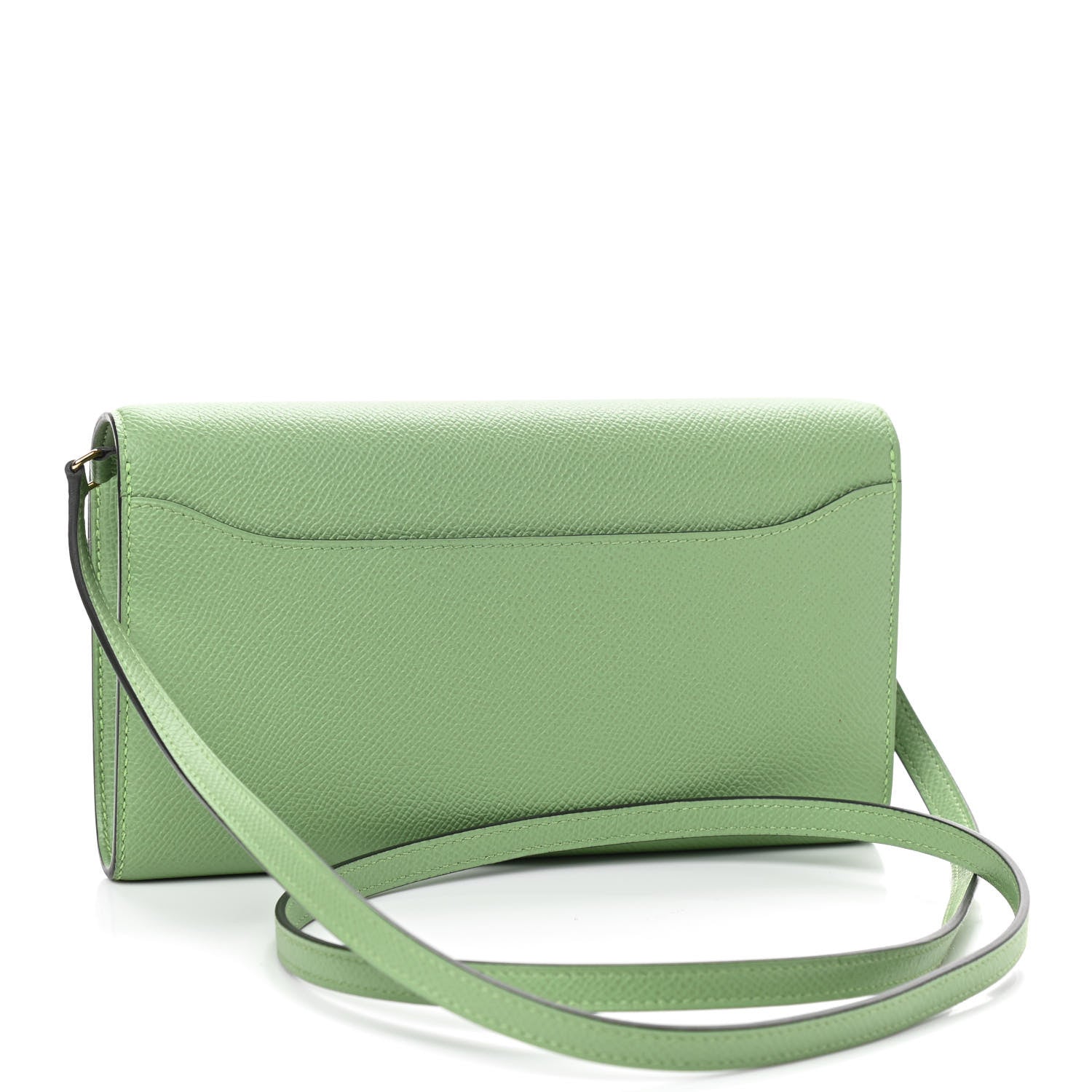 Hermes Epsom Alligator Lizard Constance Wallet To Go Vert Criquet Cactus Beige Sable Ombre 2 of 8