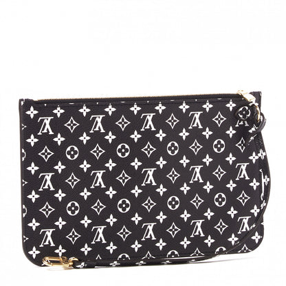 Louis Vuitton Monogram Giant Jungle Neverfull MM GM Pochette Black 2 of 7