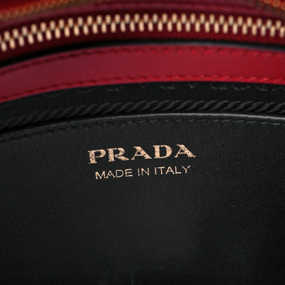 Prada Saffiano City Calfskin Medium Esplanade Tote Rosso 5 of 7