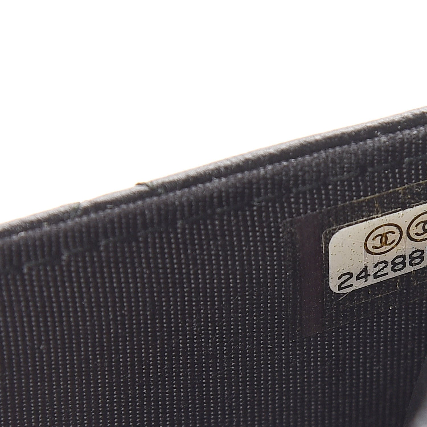 Chanel Aged Calfskin Quilted Lucky Charms 2.55 Reissue Wallet On Chain WOC Black 8 of 12