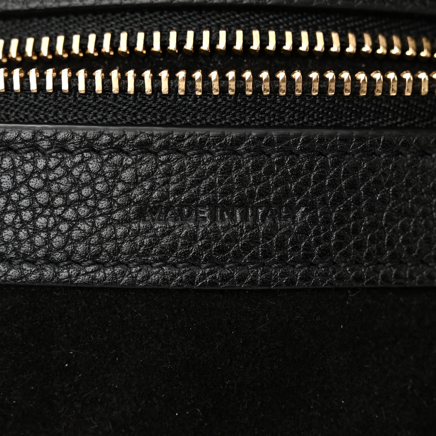 Soft Grained Calfskin Medium Belt Cabas Phantom Black