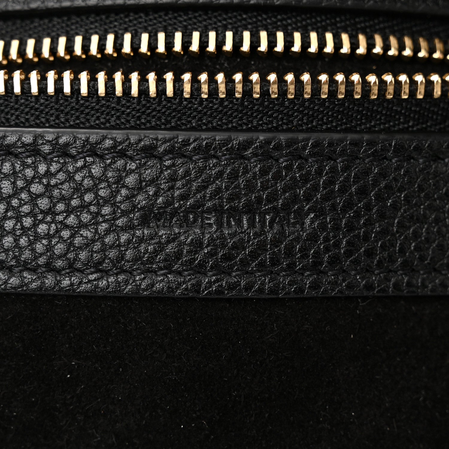 Celine Soft Grained Calfskin Medium Belt Cabas Phantom Black 7 of 11