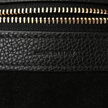 Celine Soft Grained Calfskin Medium Belt Cabas Phantom Black 7 of 11