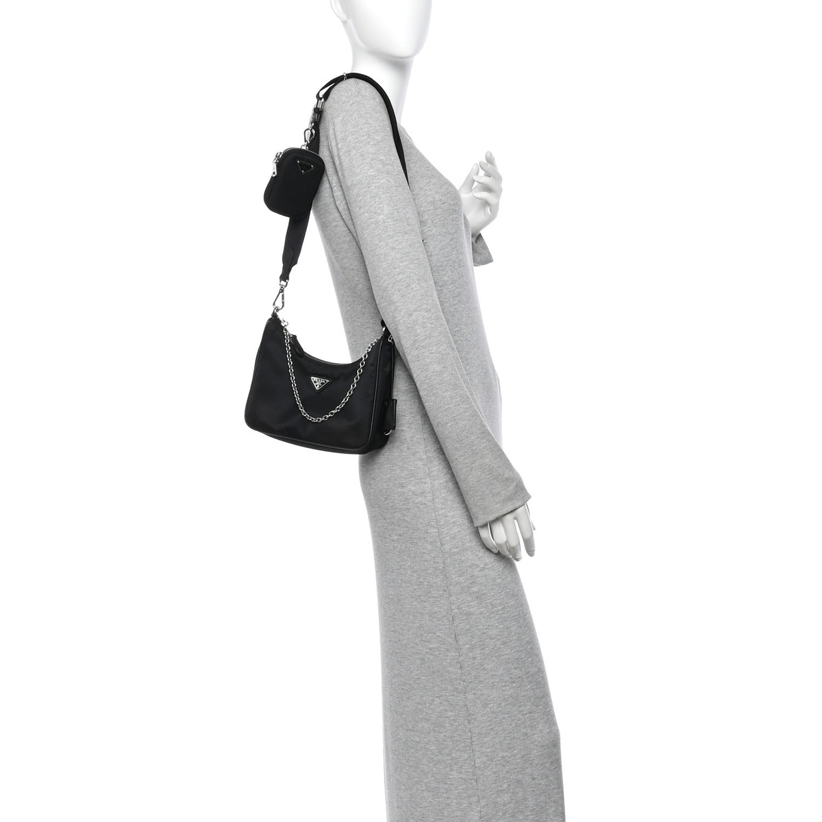 Nylon Re-Edition 2005 Shoulder Bag Black