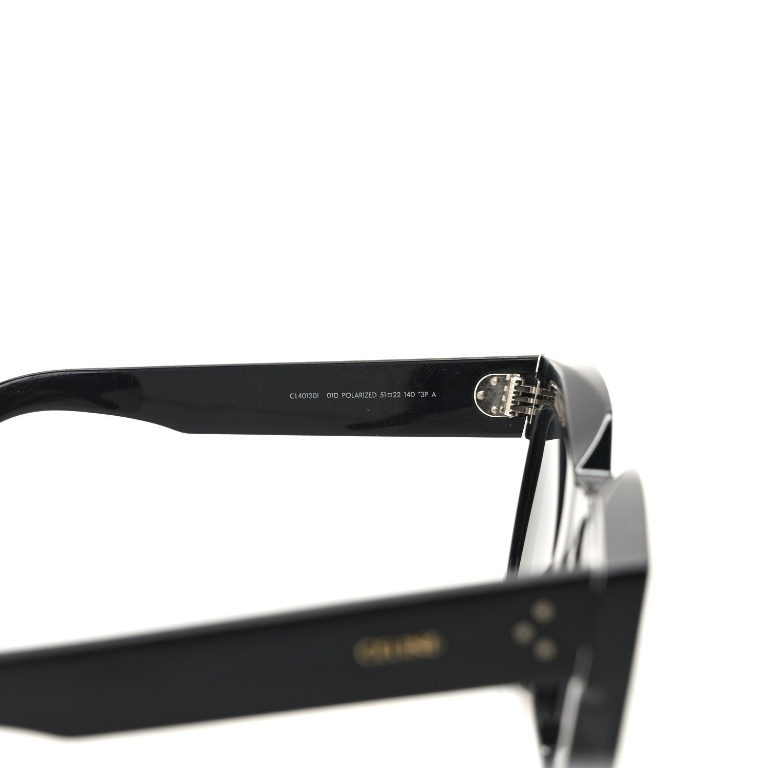 Celine Polarized CL 40130I Sunglasses Black 6 of 8