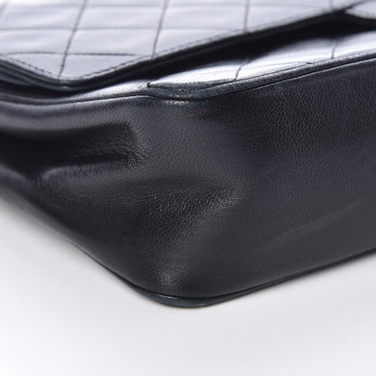 Chanel Lambskin Quilted Medium Double Flap Bijoux Chain Black 17 of 17