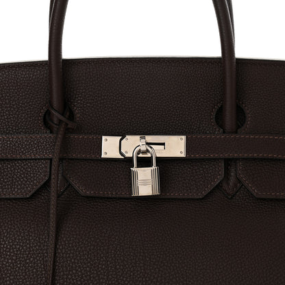 Hermes Togo Birkin 40 Chocolate 6 of 13