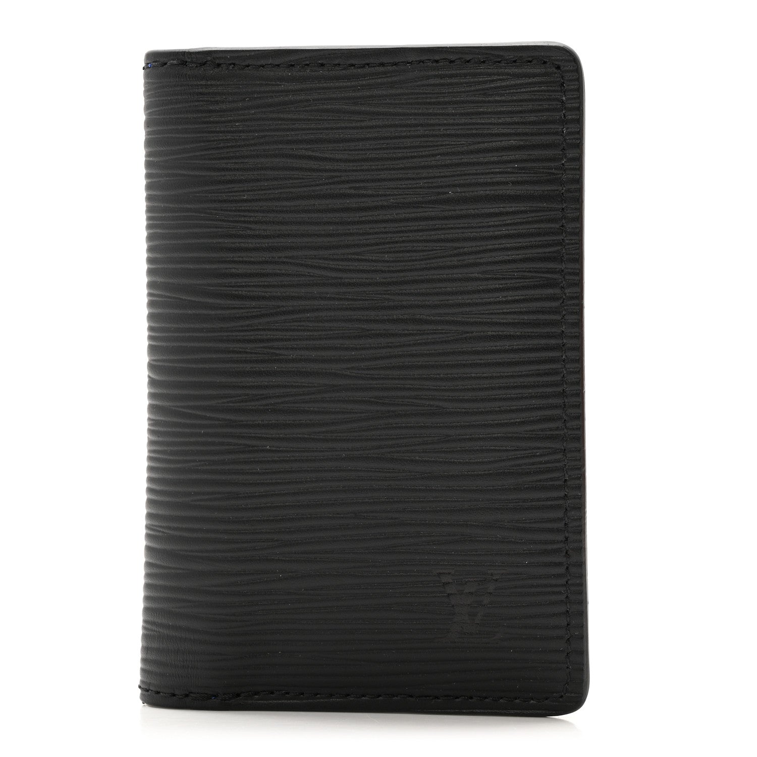 Louis Vuitton Epi Monogram Eclipse Pocket Organizer Black Blue 1 of 11