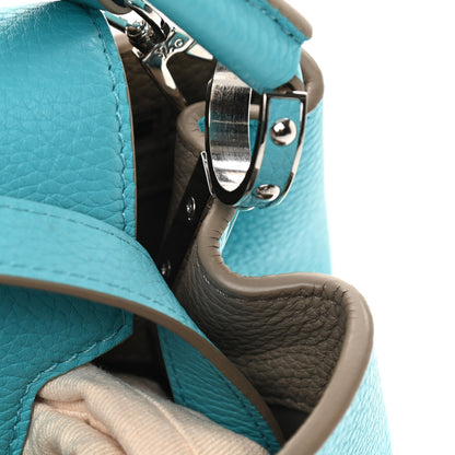 Louis Vuitton Taurillon Capucines BB Turquoise 12 of 14