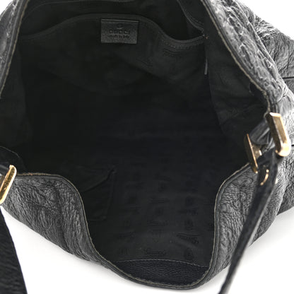 Gucci Guccissima Large New Ladies Web Hobo Black 5 of 12