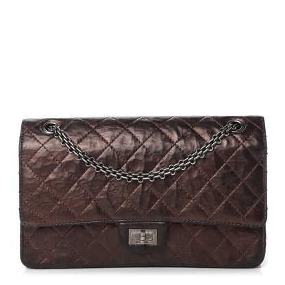 Chanel Metallic Aged Calfskin Quilted 2.55 Reissue 226 Flap Dark Copper 1 of 12