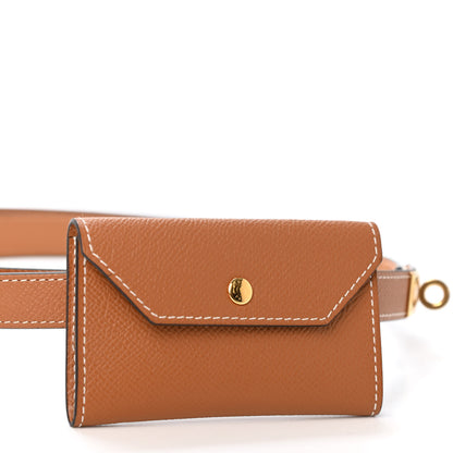 Hermes Epsom Kelly Pocket Belt Gold 4 of 4