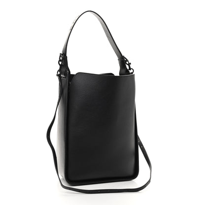 Balenciaga Calfskin Logo Embossed Small Tool 2.0 North-South Tote Black 4 of 10