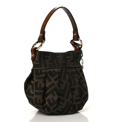 Fendi Zucca Mini Chef Hobo Tobacco 3 of 10